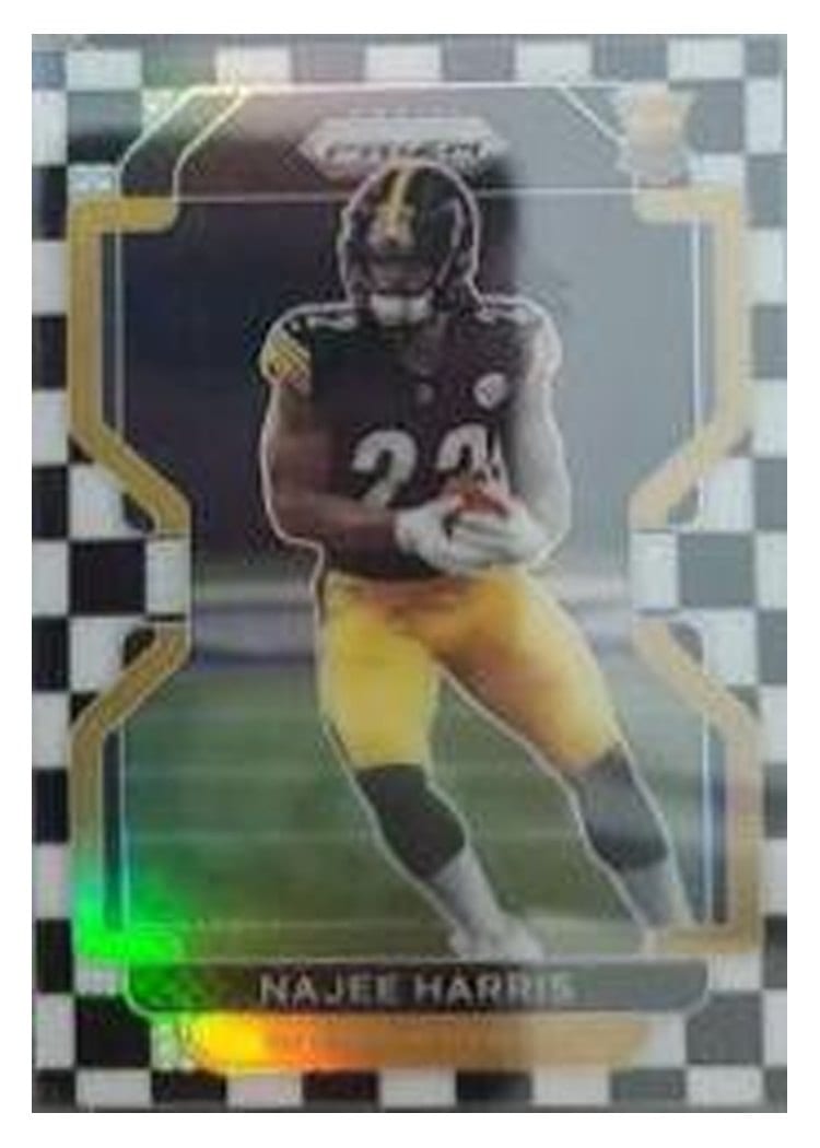 2021 Panini Prizm Base Set Najee Harris #343 card