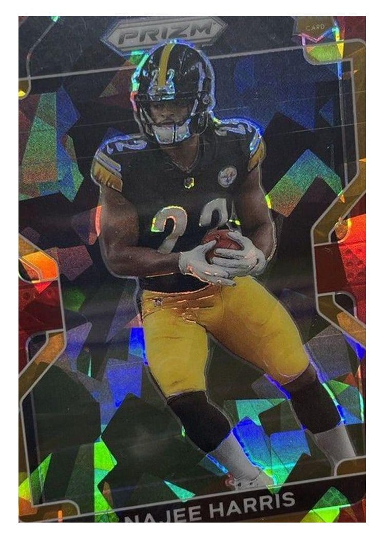 2021 Panini Prizm Base Set Najee Harris Red Ice Prizm #343 card