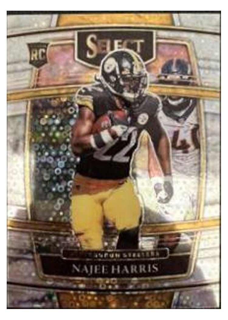 2021 Panini Select Najee Harris #53 card