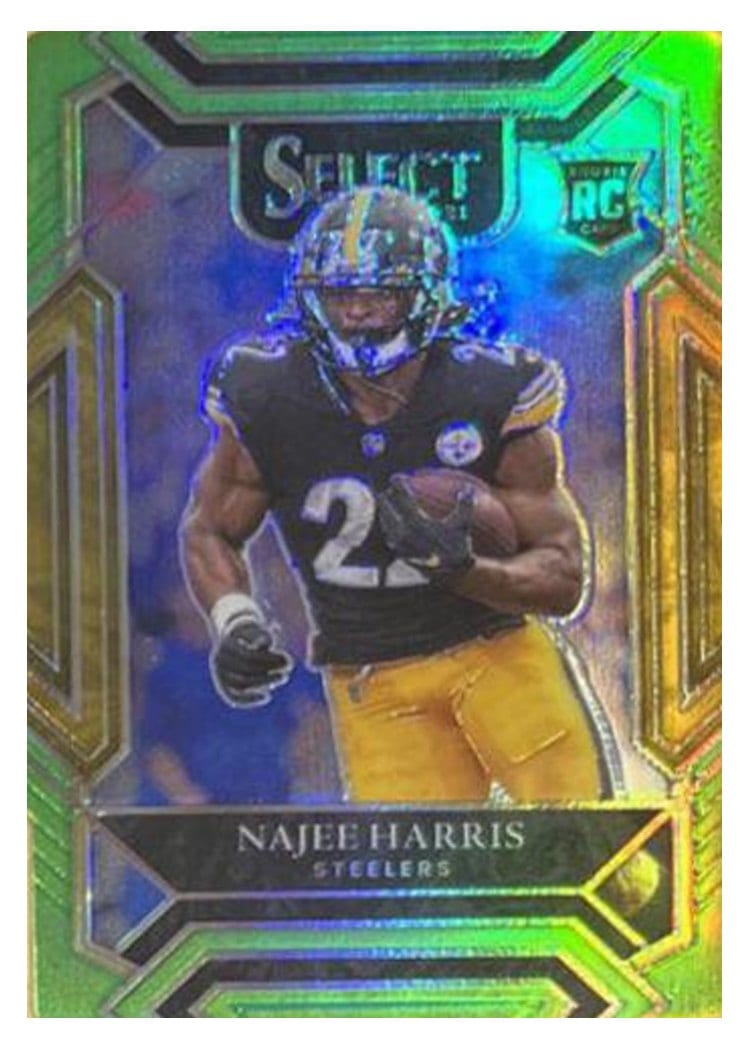 2021 Panini Select Najee Harris Green #53 card