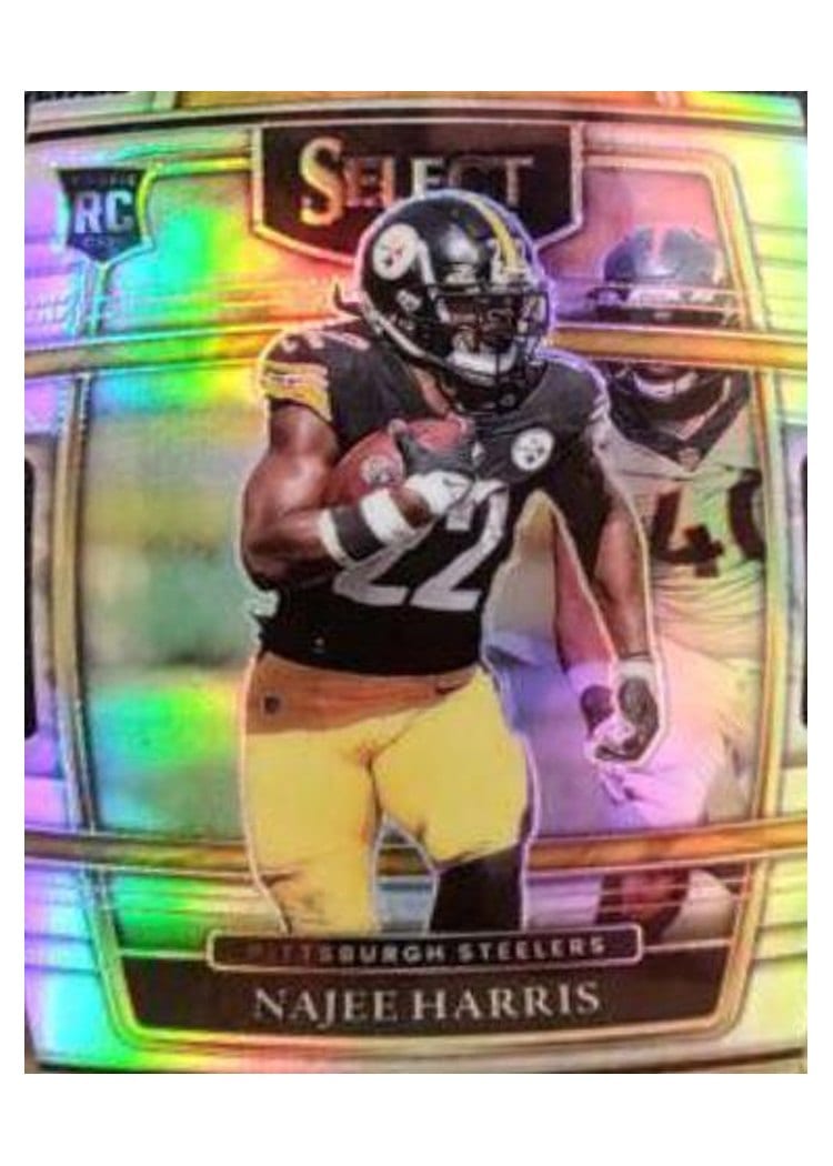 2021 Panini Select Najee Harris Silver Die Cut #53 card