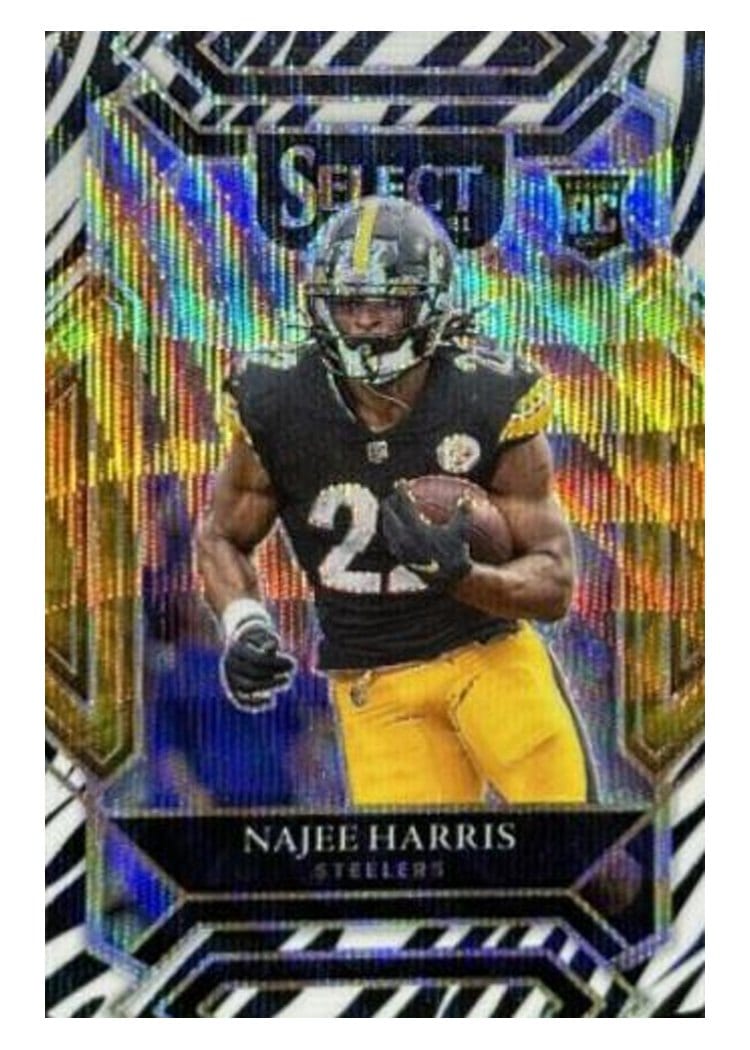 2021 Panini Select Base Set Najee Harris #253 card