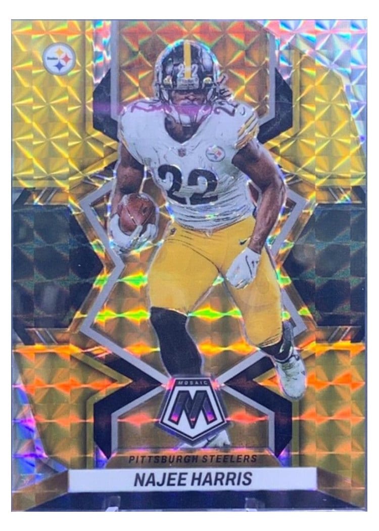2022 Panini Mosaic Base Set Najee Harris #163 card