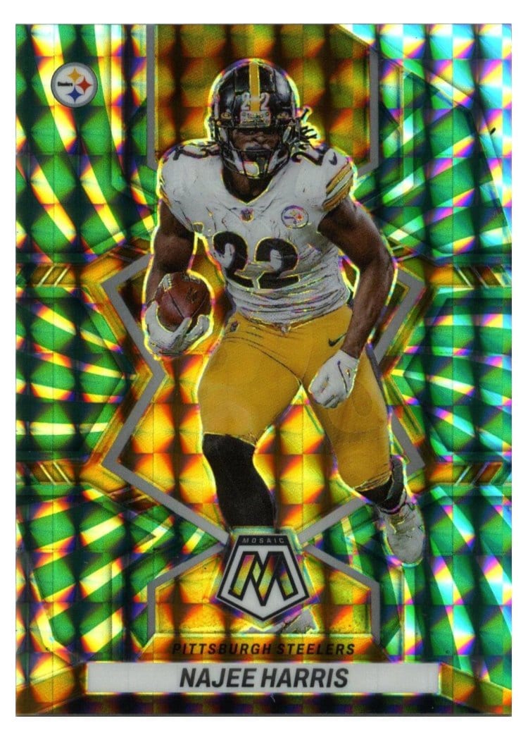 2022 Panini Mosaic Base Set Najee Harris #163 card
