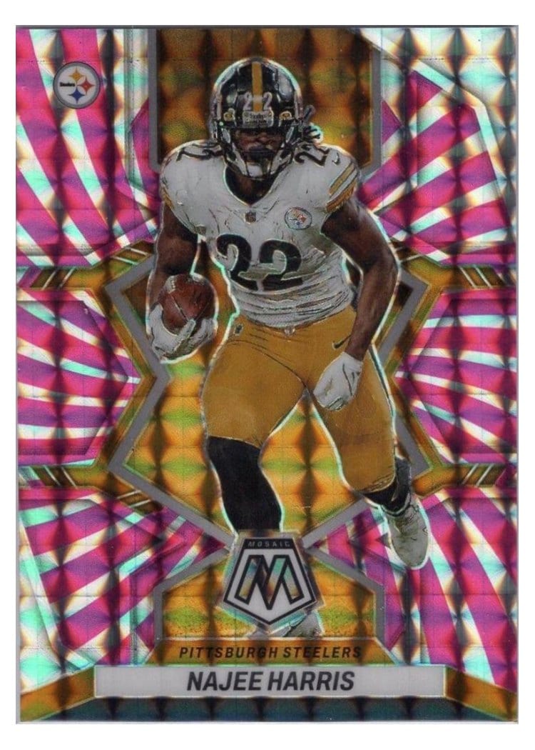 2022 Panini Mosaic Base Set Najee Harris #163 card