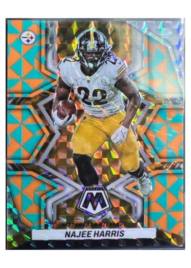2022 Panini Mosaic Base Set Najee Harris #163 card