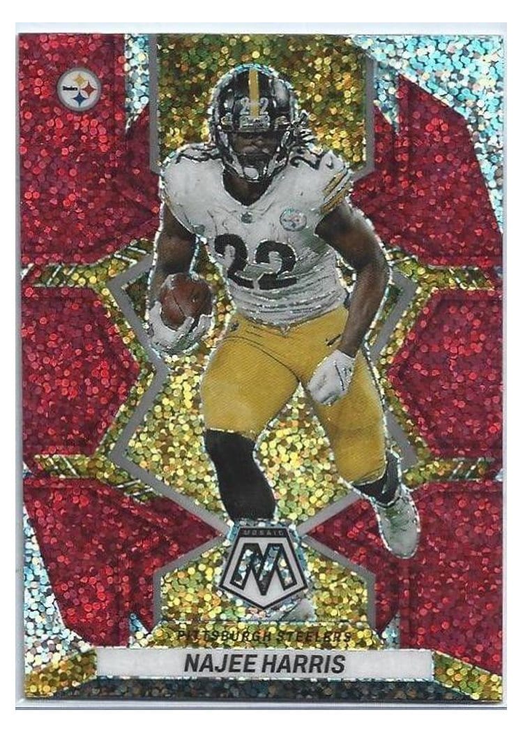 2022 Panini Mosaic Base Set Najee Harris #163 card