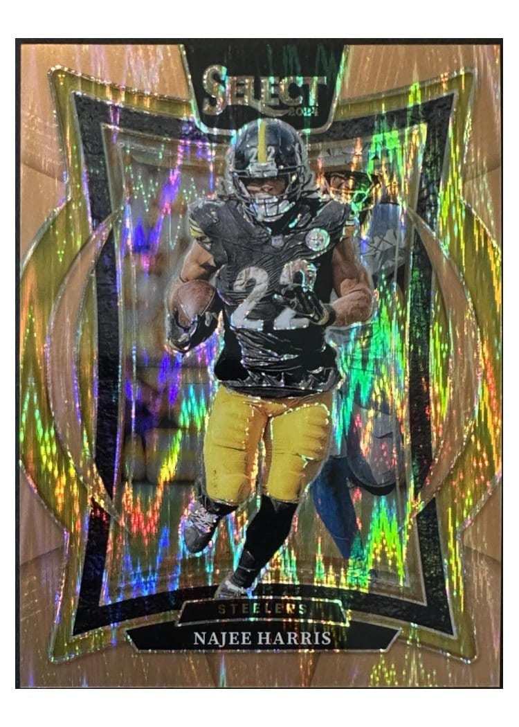 2024 Panini Select Base Set Najee Harris Copper Prizm Shock #85 card
