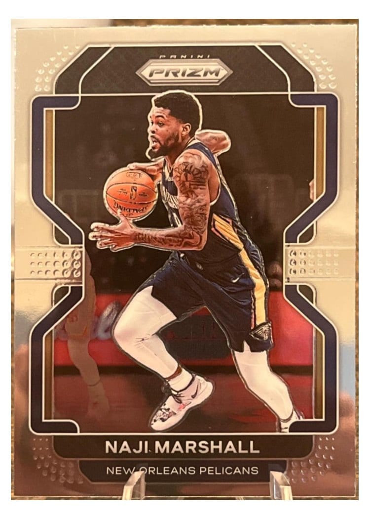2021-22 Panini Prizm Base Set Naji Marshall #191 card