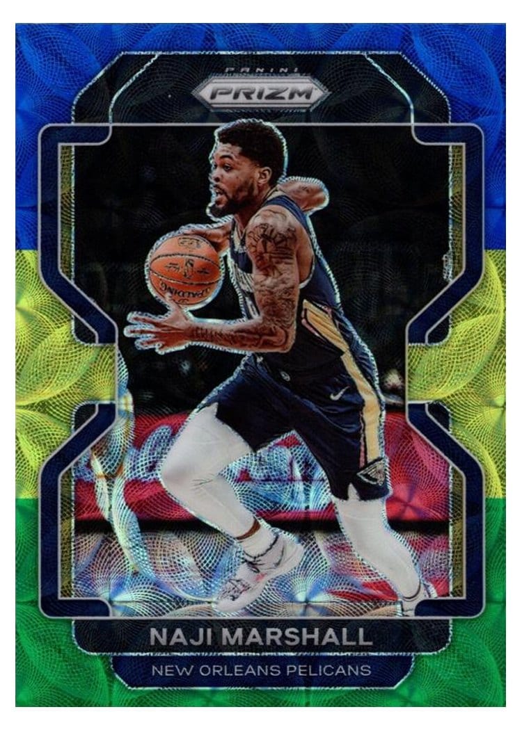 2021-22 Panini Prizm Base Set Naji Marshall #191 card