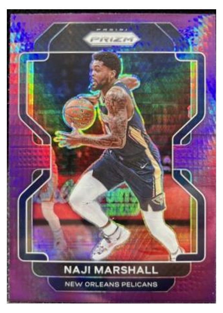 2021-22 Panini Prizm Base Set Naji Marshall #191 card