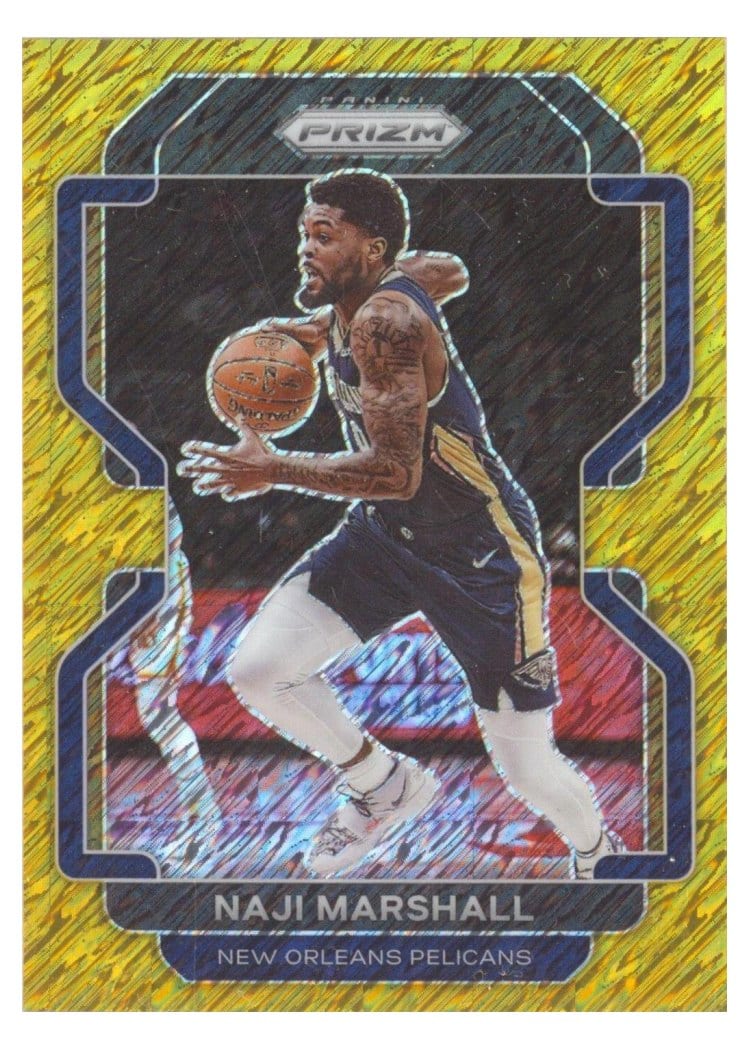 2021-22 Panini Prizm Base Set Naji Marshall #191 card