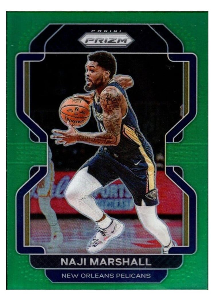 2021-22 Panini Prizm Base Set Naji Marshall #191 card