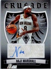 2023-24 Panini Phoenix Crusade Signatures Naji Marshall #CS-NMA card