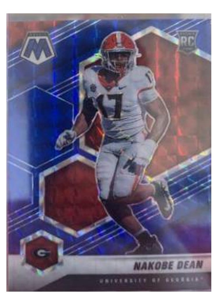 2022 Panini Mosaic Base Set Nakobe Dean #395 card