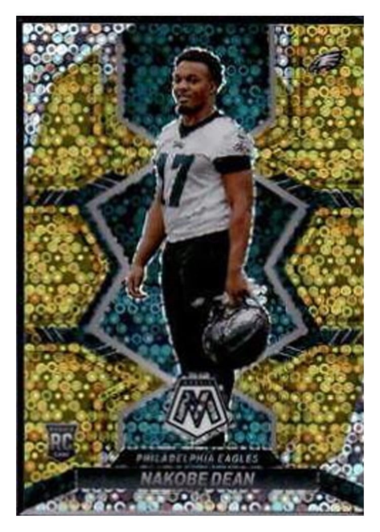 2022 Panini Mosaic Base Set Nakobe Dean #395 card
