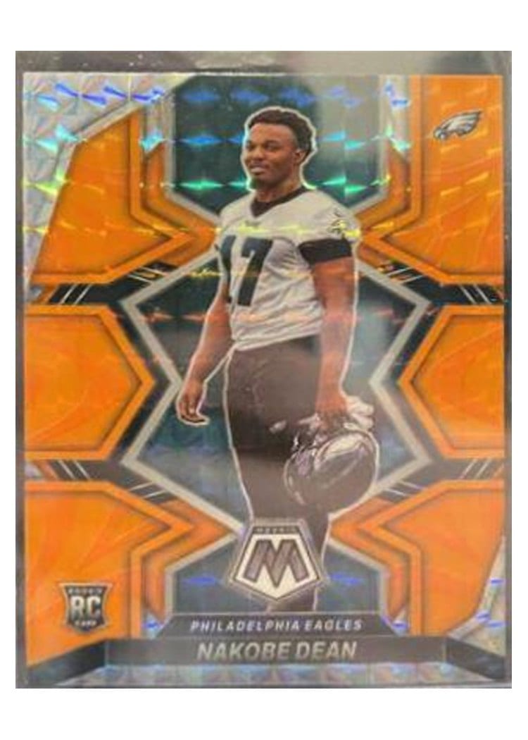 2022 Panini Mosaic Base Set Nakobe Dean #395 card