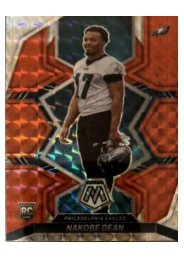 2022 Panini Mosaic Base Set Nakobe Dean #395 card