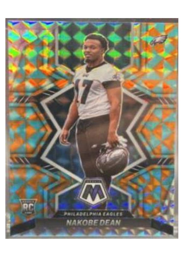 2022 Panini Mosaic Base Set Nakobe Dean #395 card