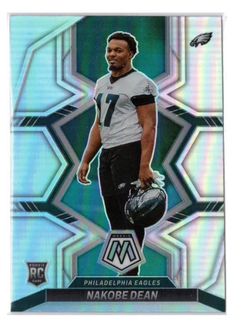 2022 Panini Mosaic Base Set Nakobe Dean #395 card