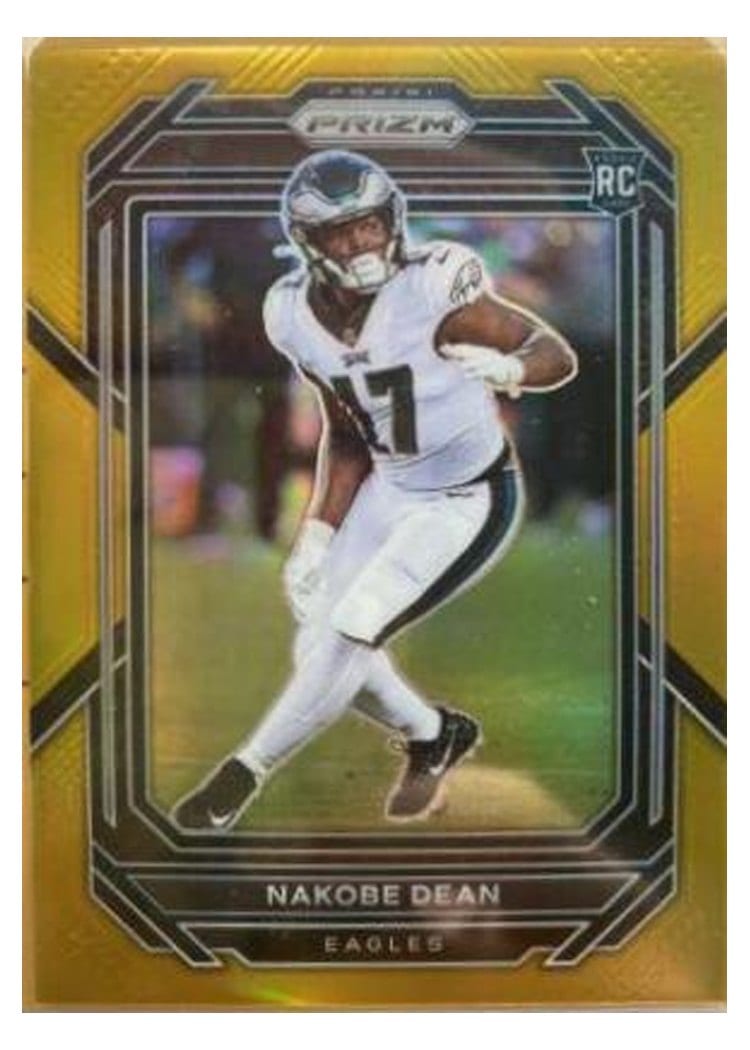 2022 Panini Prizm Base Set Nakobe Dean #399 card