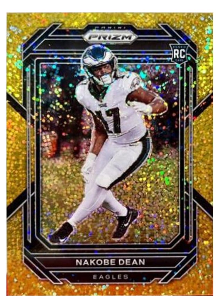 2022 Panini Prizm Base Set Nakobe Dean #399 card