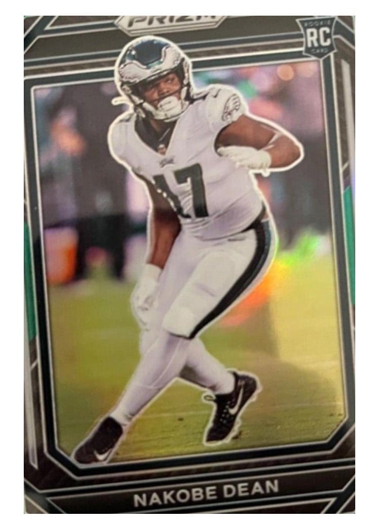 2022 Panini Prizm Base Set Nakobe Dean #399 card
