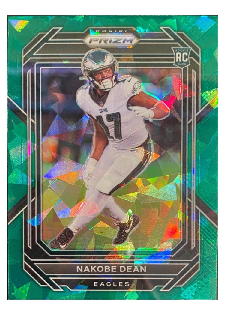 2022 Panini Prizm Base Set Nakobe Dean #399 card