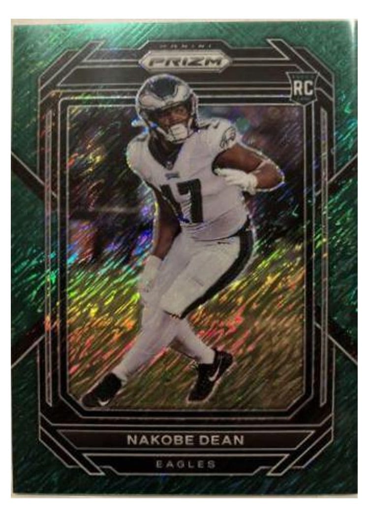 2022 Panini Prizm Base Set Nakobe Dean #399 card