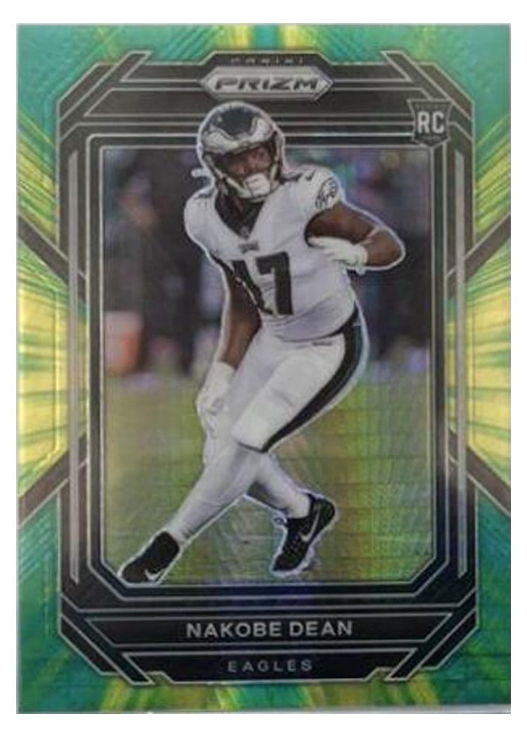 2022 Panini Prizm Base Set Nakobe Dean #399 card