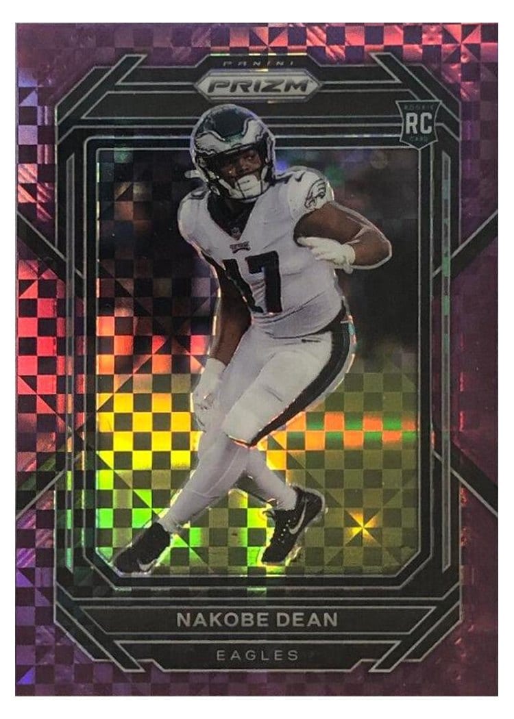 2022 Panini Prizm Base Set Nakobe Dean #399 card