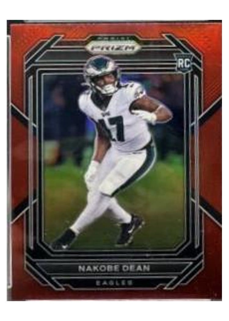2022 Panini Prizm Base Set Nakobe Dean #399 card