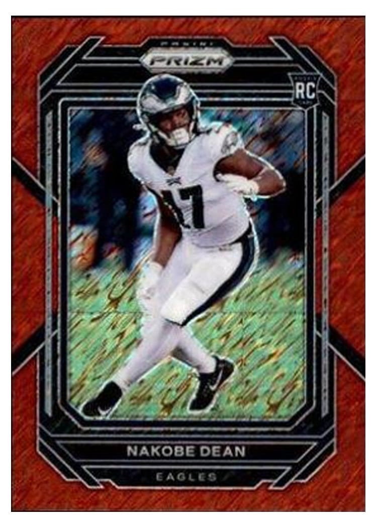 2022 Panini Prizm Base Set Nakobe Dean #399 card