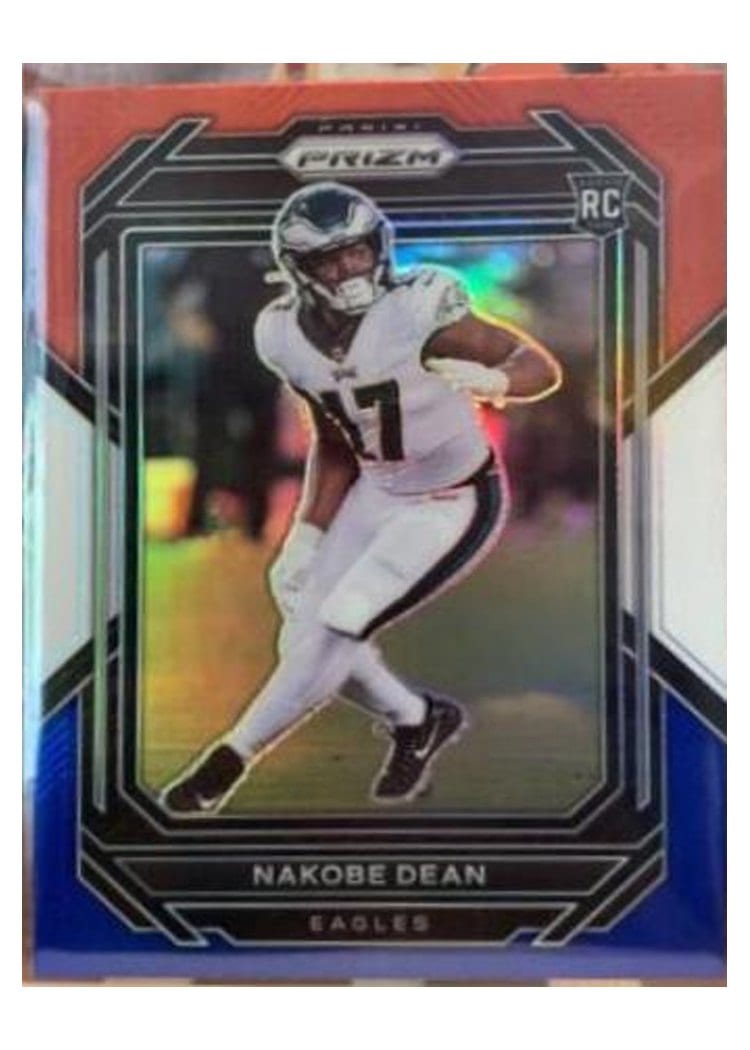 2022 Panini Prizm Base Set Nakobe Dean #399 card
