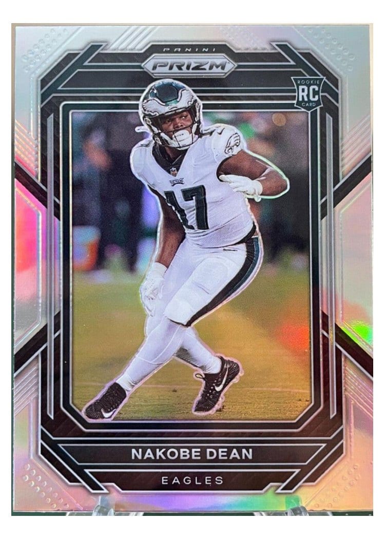 2022 Panini Prizm Base Set Nakobe Dean Silver #399 card