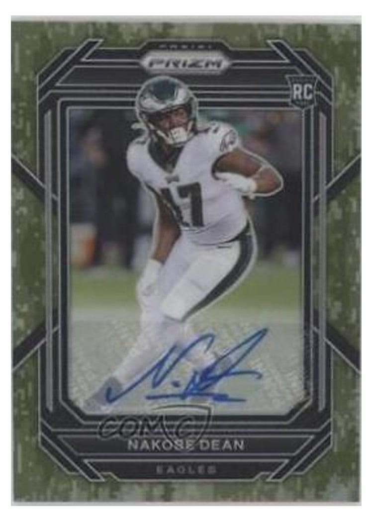 2022 Panini Prizm Base Set Nakobe Dean #399 card