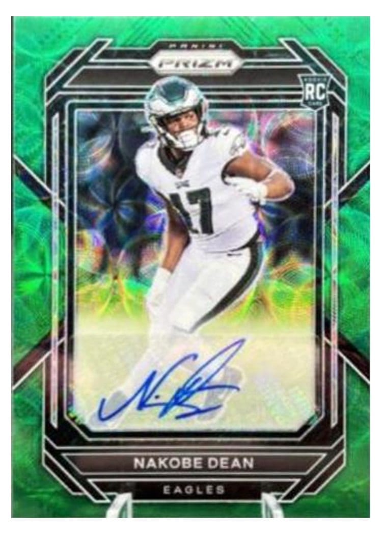 2022 Panini Prizm Base Set Nakobe Dean #399 card
