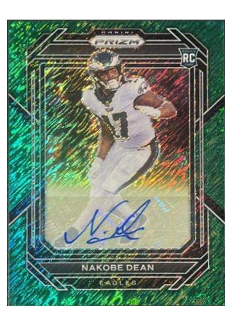 2022 Panini Prizm Base Set Nakobe Dean #399 card