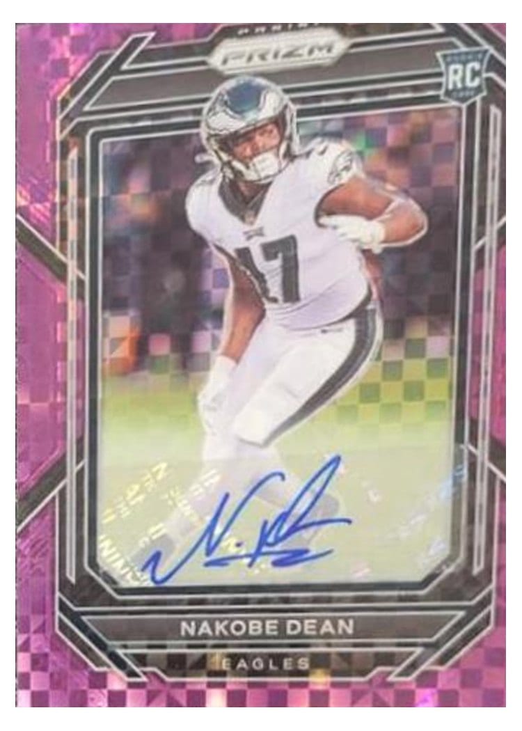 2022 Panini Prizm Base Set Nakobe Dean #399 card