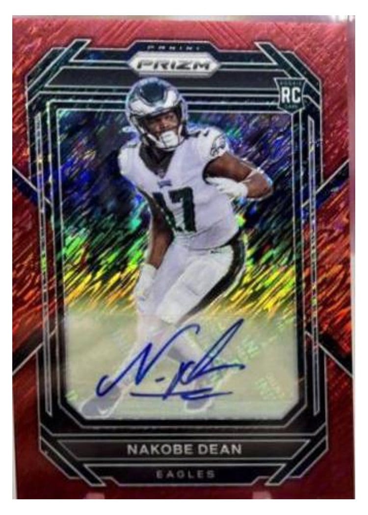 2022 Panini Prizm Base Set Nakobe Dean #399 card