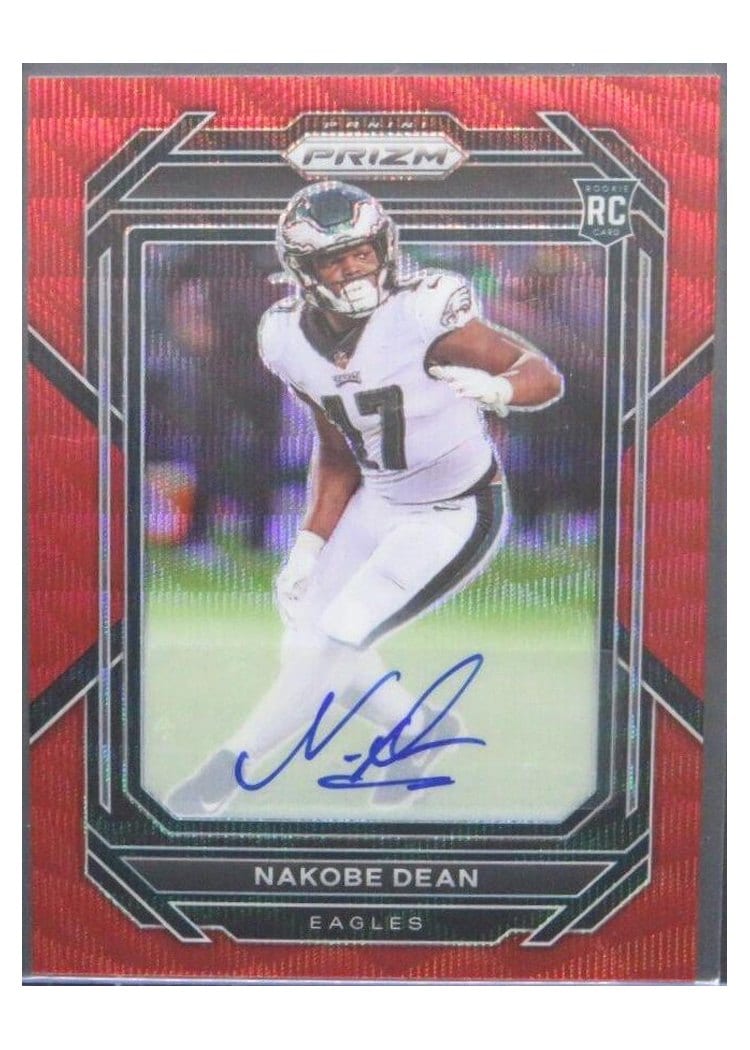 2022 Panini Prizm Base Set Nakobe Dean #399 card