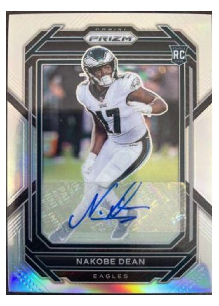 2022 Panini Prizm Base Set Nakobe Dean #399 card