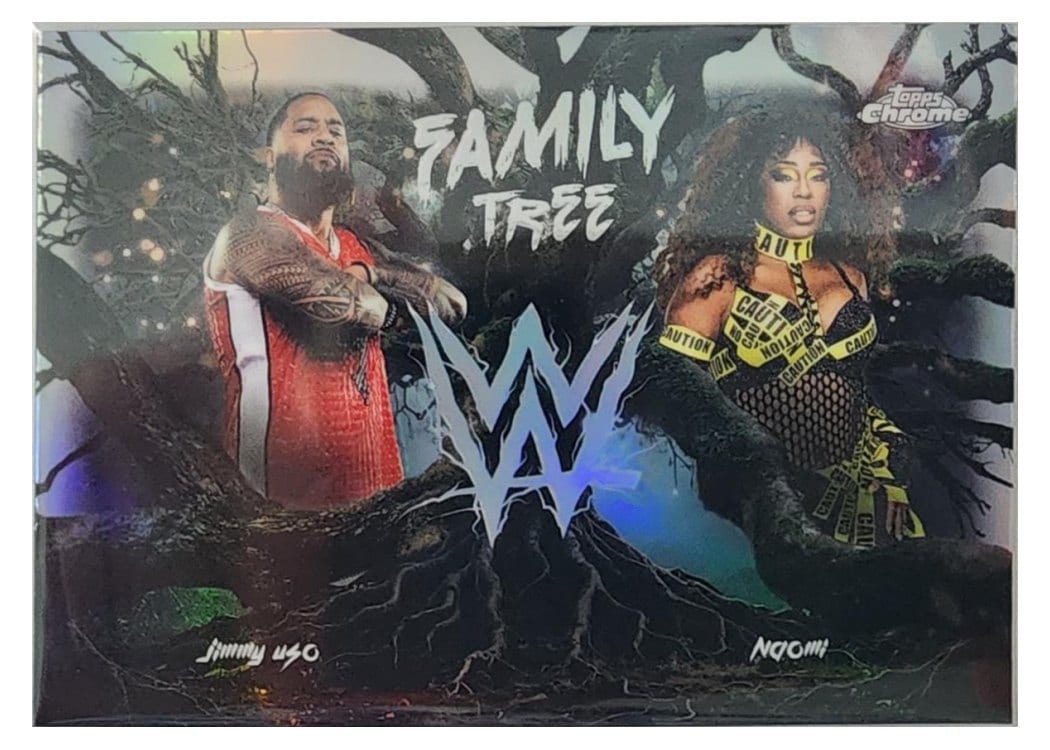 2026 Topps Chrome WWE Family Tree Naomi #FAM-JN card