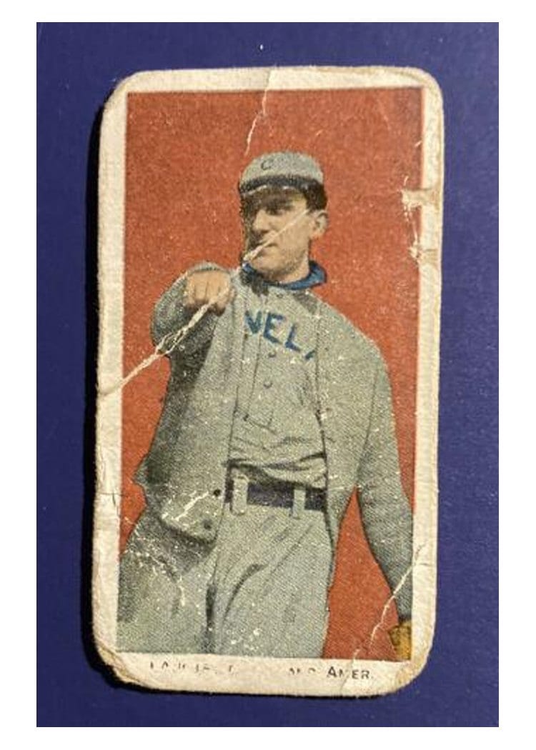 1910 E93 Standard Caramel Nap Lajoie card