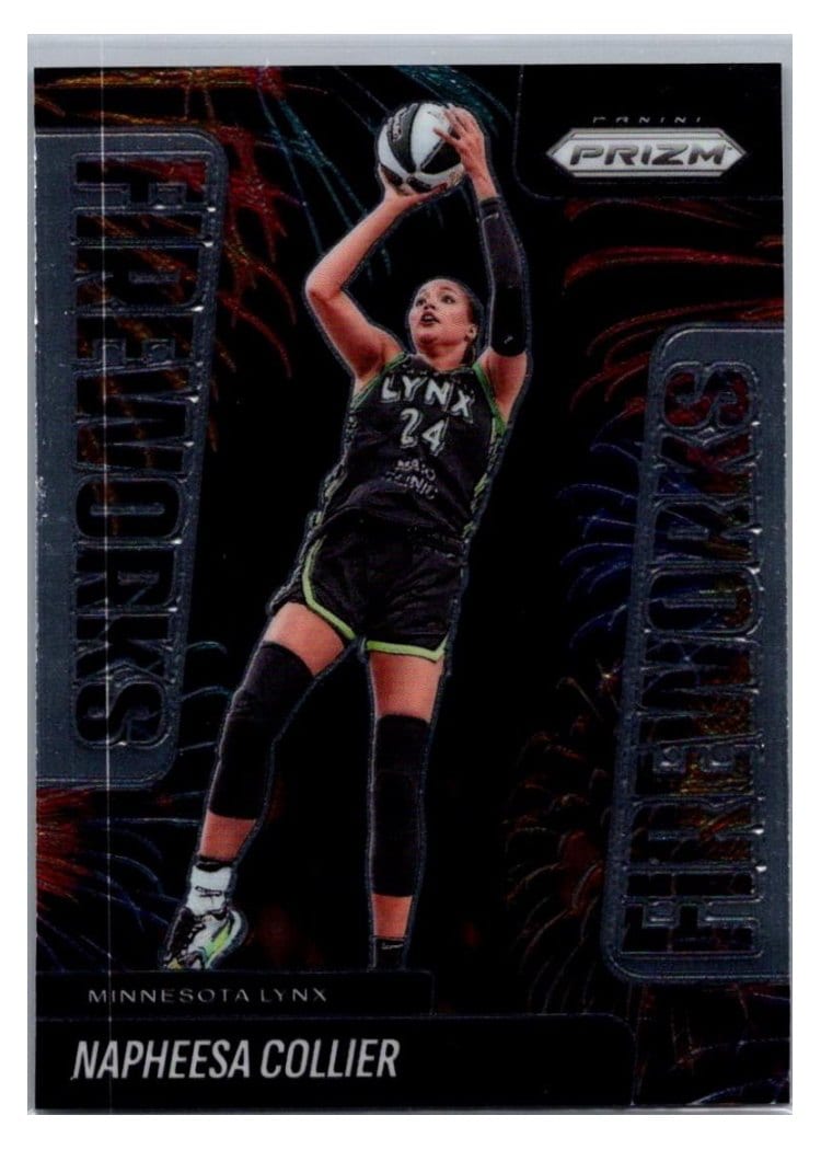 2025 Panini Prizm WNBA Fireworks Napheesa Collier #7 card