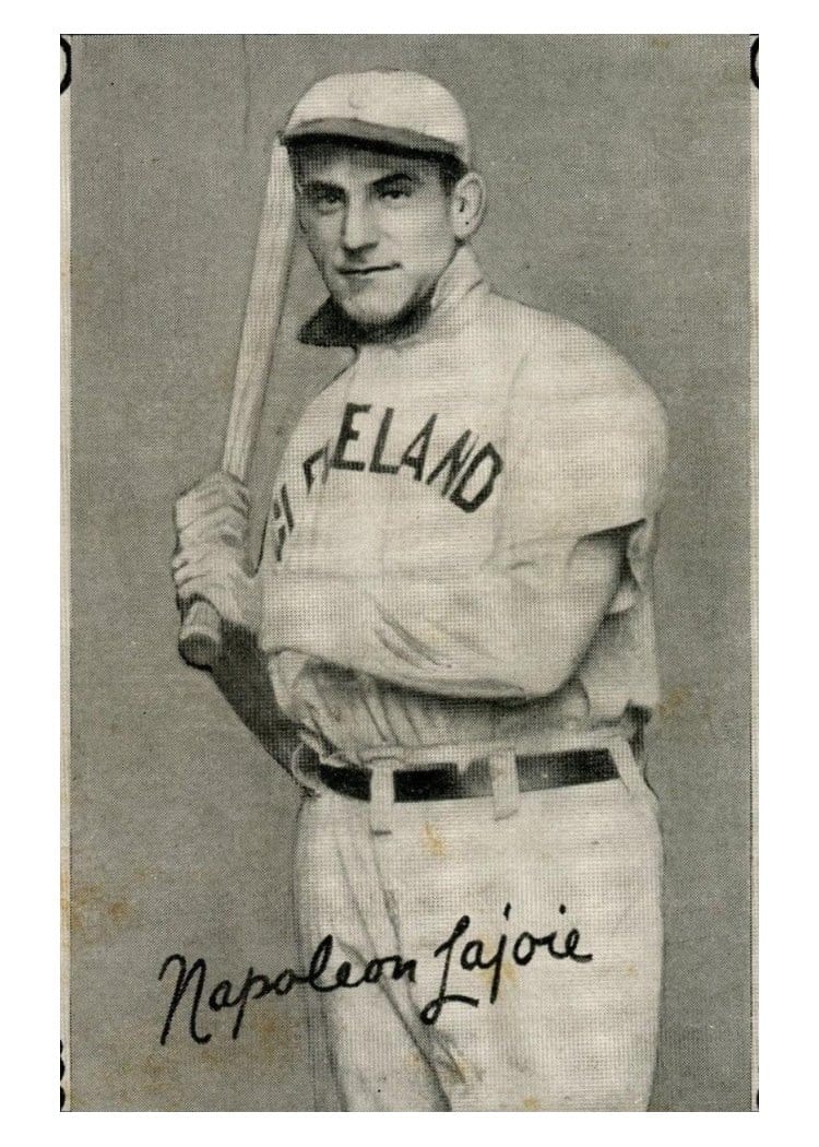 1948 Baseball's Great Hall of Fame Exhibits Napoleon Lajoie card