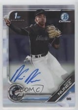 2019 Bowman Draft Chrome Picks Autograph Nasim Nunez #CDA-NN