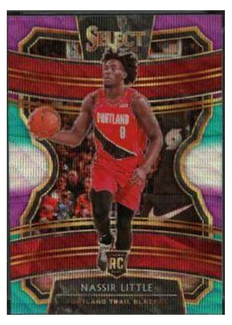 2019-20 Panini Select Base Set Nassir Little Tri Color Prizm #29 card