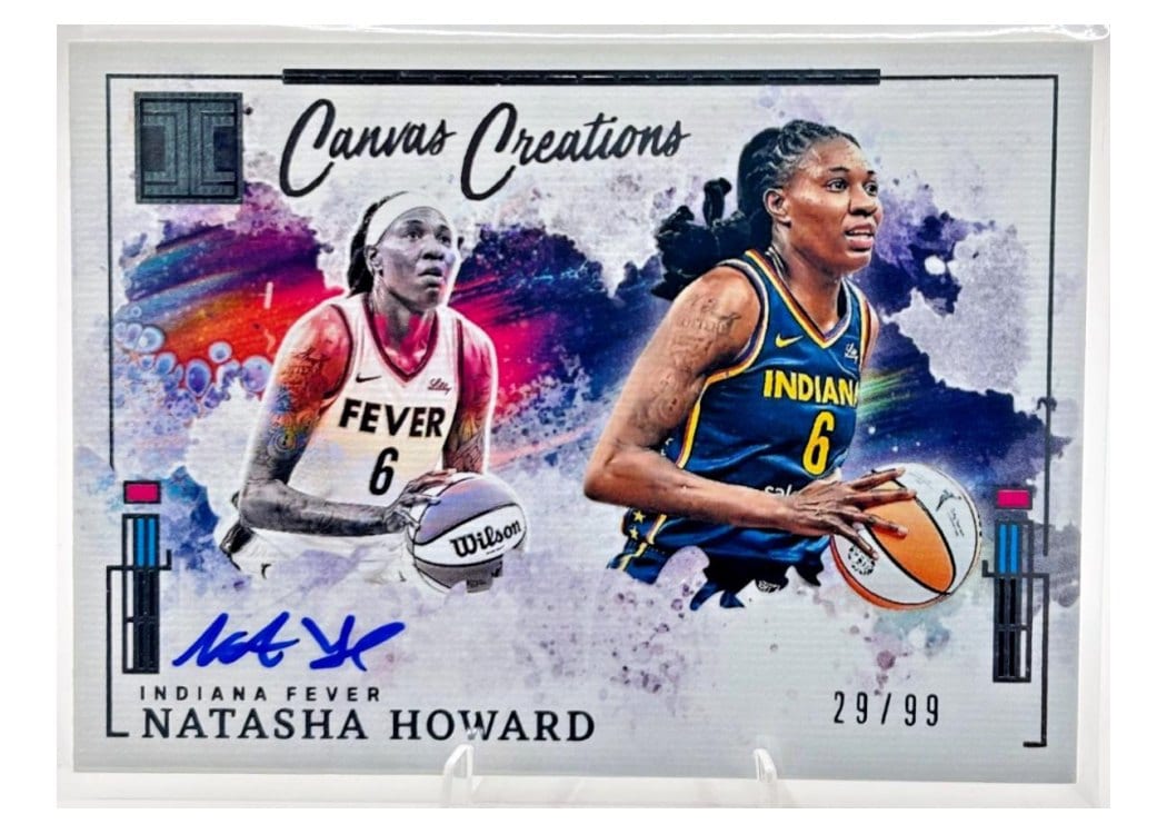 2025 Panini Impeccable WNBA Canvas Creations Natasha Howard #20 card