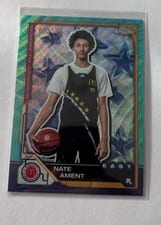 2025 Topps Chrome McDonald's All American Base Set Nate Ament #3 card